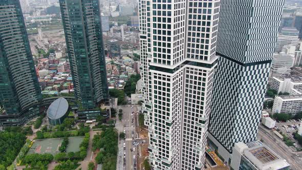 Seoul Seongsu Dong Skyscrapers Closeup