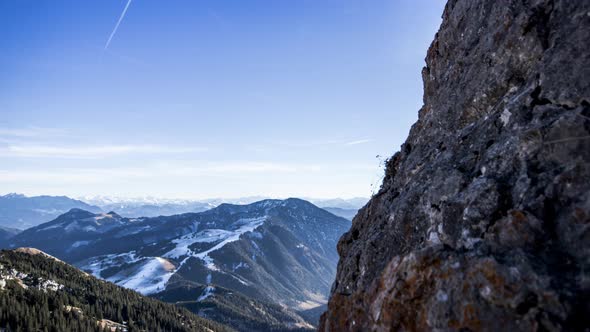 4k Panning timelapse of the Bavarian Alps, Wendelstein region, Germany, Part 2/3 alt