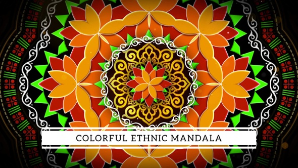 Colorful Ethnic Mandala