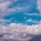 Timelapse of White Cumulus Clouds Moving in the Blue Sky Cloud Space - VideoHive Item for Sale