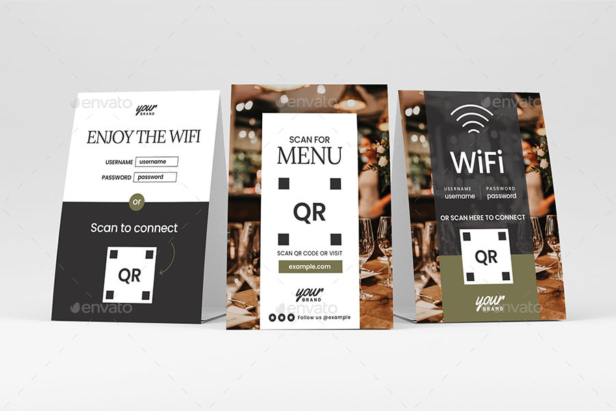 Qr Code   Check In Flyer Vol.2, Print Templates 