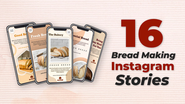 Bread Making Instagram - VideoHive 32404096