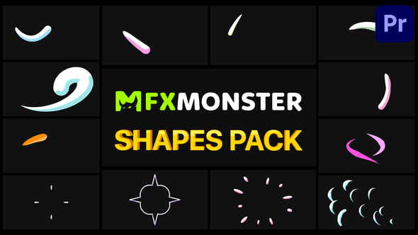 Hand-Drawn Shapes Pack | Premiere Pro MOGRT