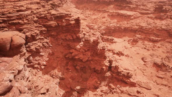Aerial Grand Canyon in the Fog alt