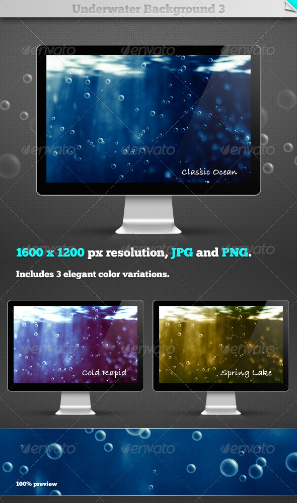 Underwater Background 3 - Nature Backgrounds