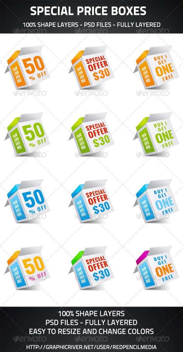 Special Price Boxes - Miscellaneous Web Elements