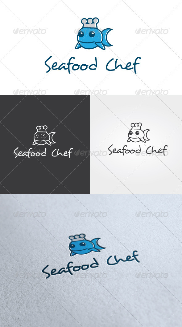 Seafood Chef Logo Template - Food Logo Templates