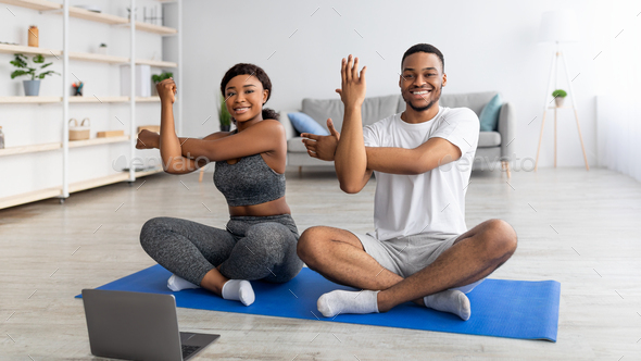 Lotus Pose Yoga Sitting Side Bend Asian Woman Home Workout Fitness Body  Exercise Pilates Health Training Sport Healthy Lifestyle Stock Photo -  Image of healthy, health: 216531246