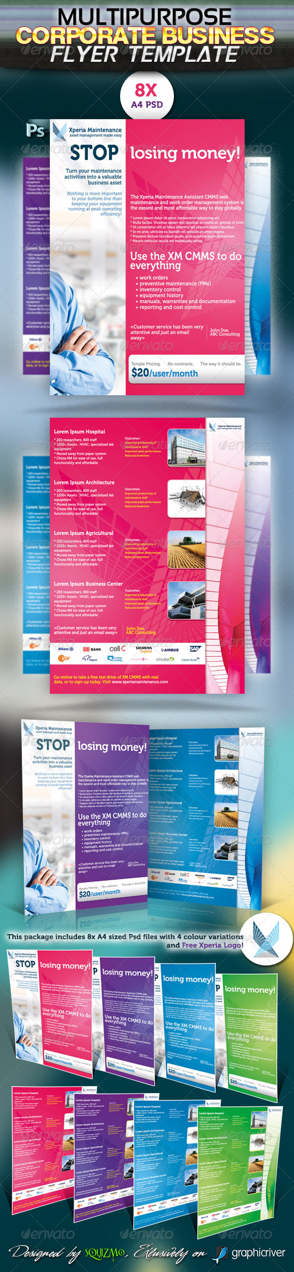 Multipurpose Corporate Business Flyer - Corporate Flyers