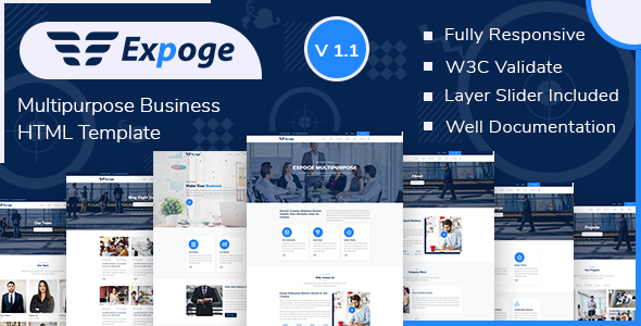 Top Expoge - Multipurpose Business HTML Template