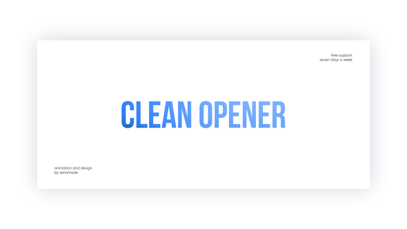 Clean Opener
