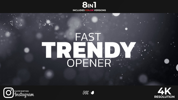 Fast Trendy Opener - VideoHive 32454070