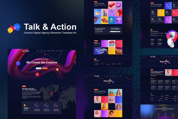 TalkAction - Colorful - ThemeForest 32459925