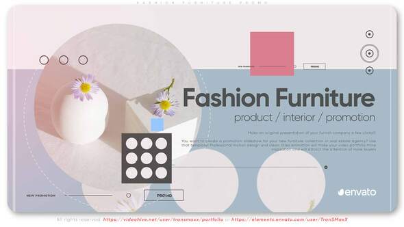Fashion Furniture Promo - VideoHive 32461446