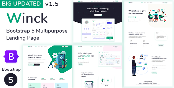 Winck - Bootstrap - ThemeForest 29420415