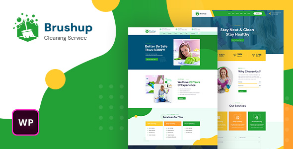 Brushup - Cleaning - ThemeForest 28040044