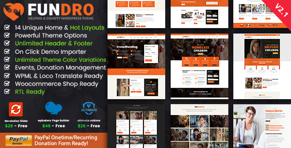 Fundro - Charity - ThemeForest 23905557