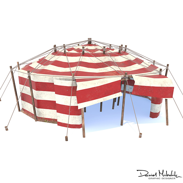 Circus Tent PBR - 3Docean 32480379