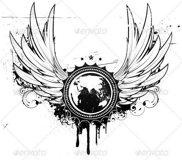 Grunge badge - Decorative Vectors