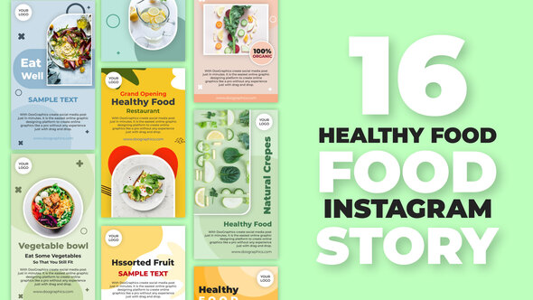Healthy Food Instagram - VideoHive 32483729