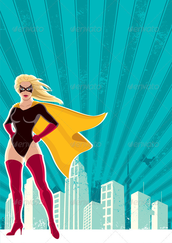 Super Heroine City - People Characters