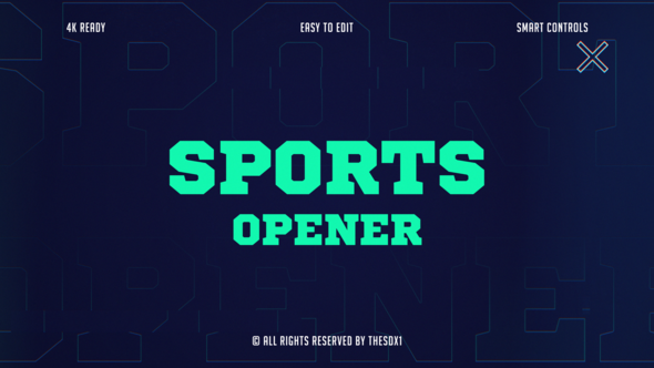 Sports Opener - VideoHive 32495424