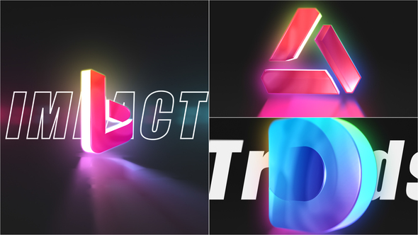 3D Color Logo Intro