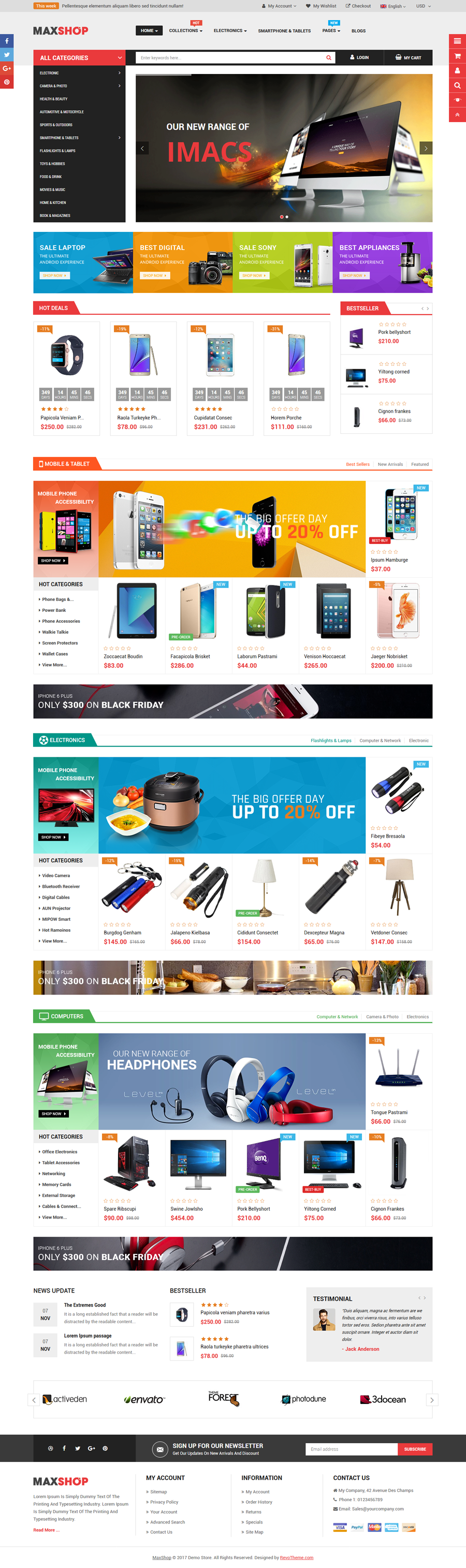 MaxShop - Advanced Multipurpose Shopify Sections Theme by magentech