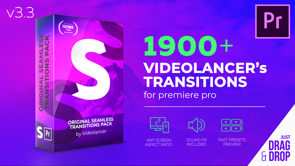 Videolancer's Transitions for Premiere Pro | Original Seamless Transitions