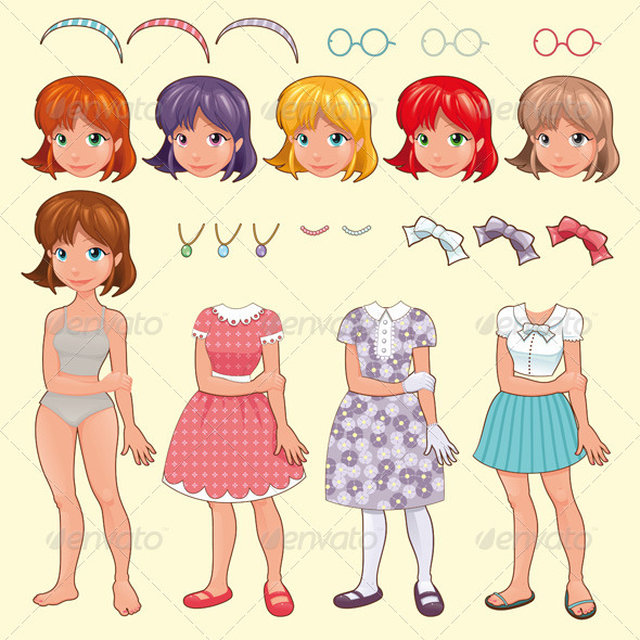 Female avatar. - People Characters