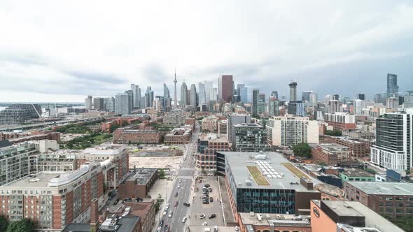 Toronto, Ontario, Canada - The Skyline before the sunset alt