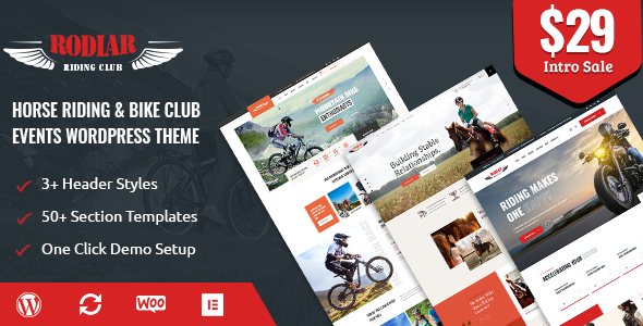 Rodiar - WordPress Theme for Rider's Club
