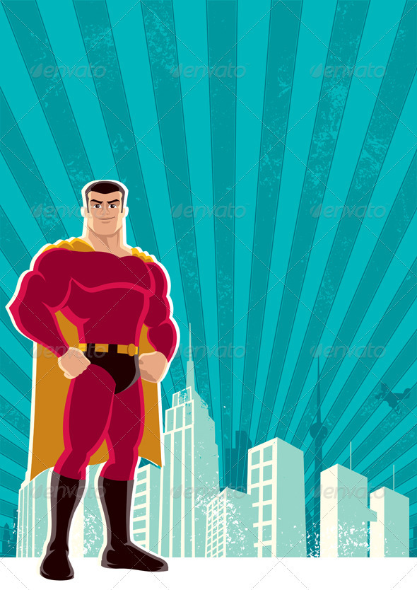 Superhero City - Characters Vectors