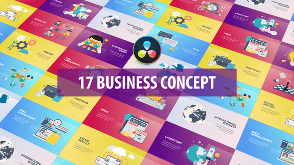 Business Concept Animation | DaVinci Resolve