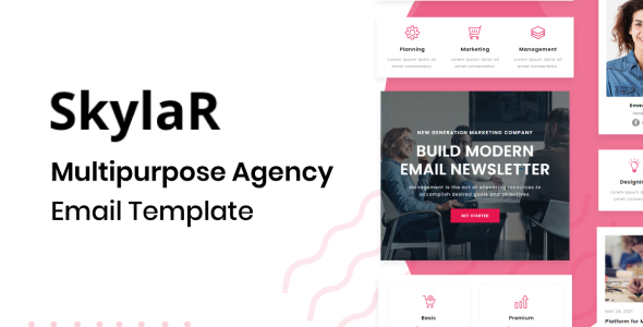 Skylar - Agency Multipurpose Responsive Brand Email Template