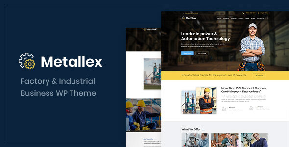Metallex - Industrial - ThemeForest 22230320