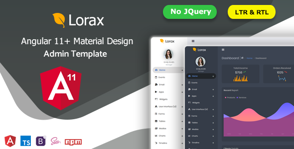 Lorax - Angular - ThemeForest 23430042