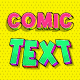 3D Comic Art Text Effects for Illustrator