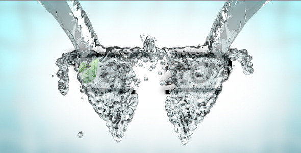 water splash logo Reveal