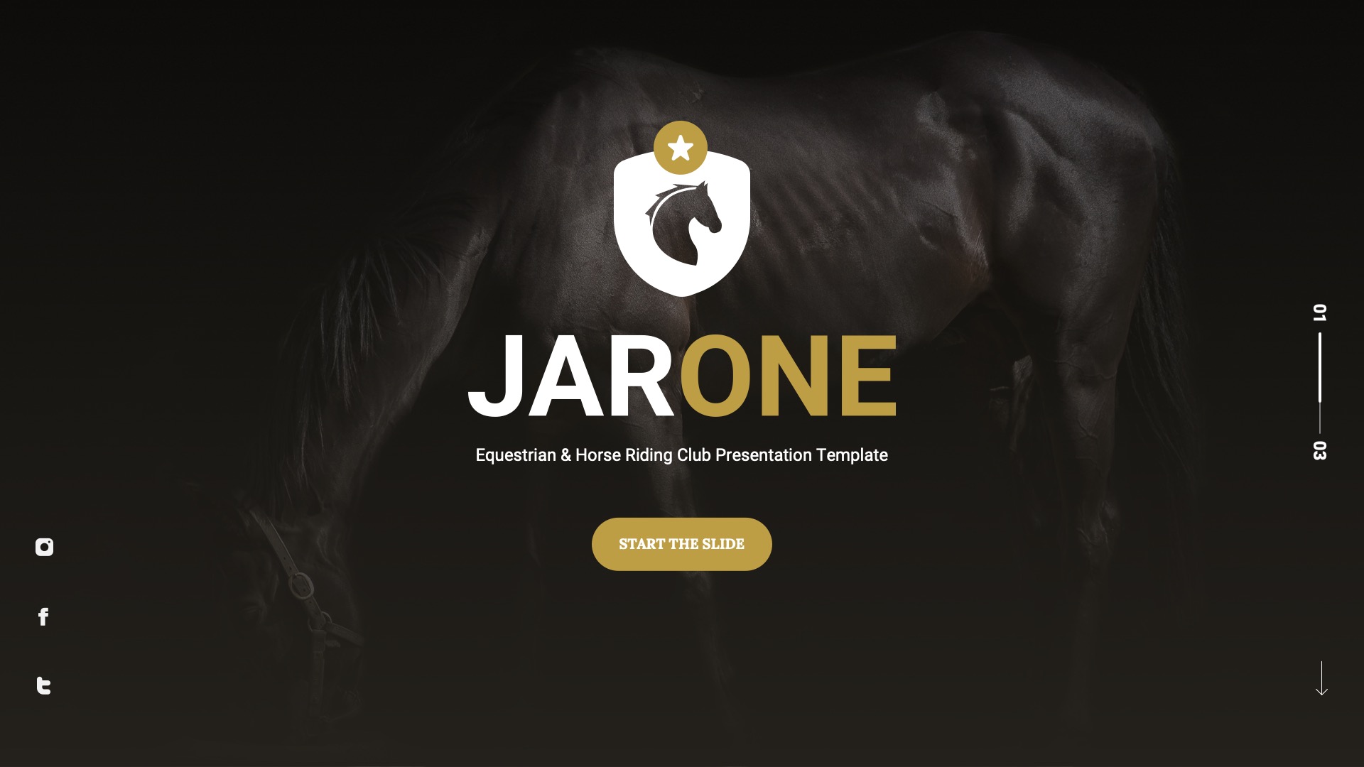 JARONE - Equestrian & Horse Riding Club Google Slides Template ...