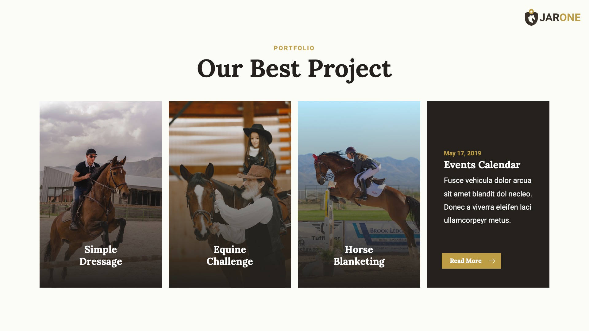 JARONE - Equestrian & Horse Riding Club Google Slides Template ...