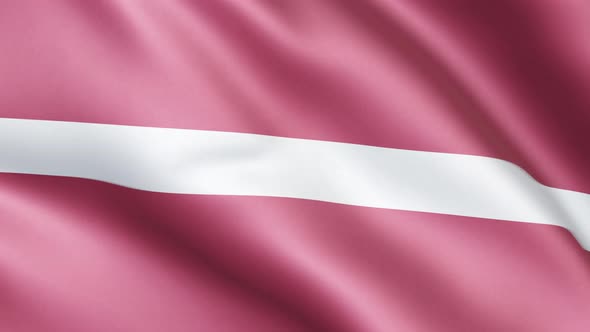 Flag of Latvia | Latvian flag | UHD | 60fps alt