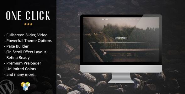 One Click - ThemeForest 9163066