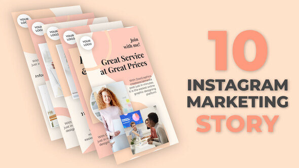 InstagramMarketing Story Pack - VideoHive 32528239