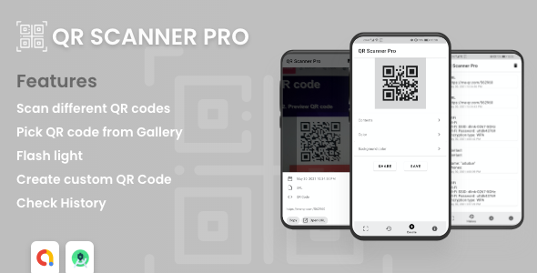 QR Scanner Pro - Admob Ads & Facebook Ads