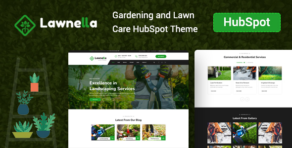Lawnella - Gardening & Landscaping HubSpot Theme