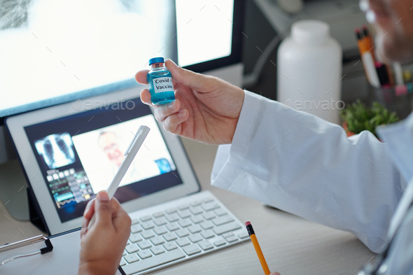 Doctors having online meeting - Stock Photo - Images