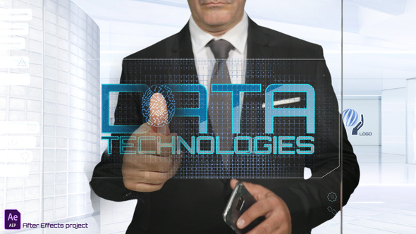 DataCloud Technologies LogoTitle - VideoHive 32539707