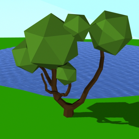 Low poly tree - 3Docean 32507216