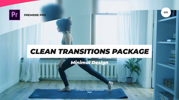 Clean Transitions Package For Premiere Pro